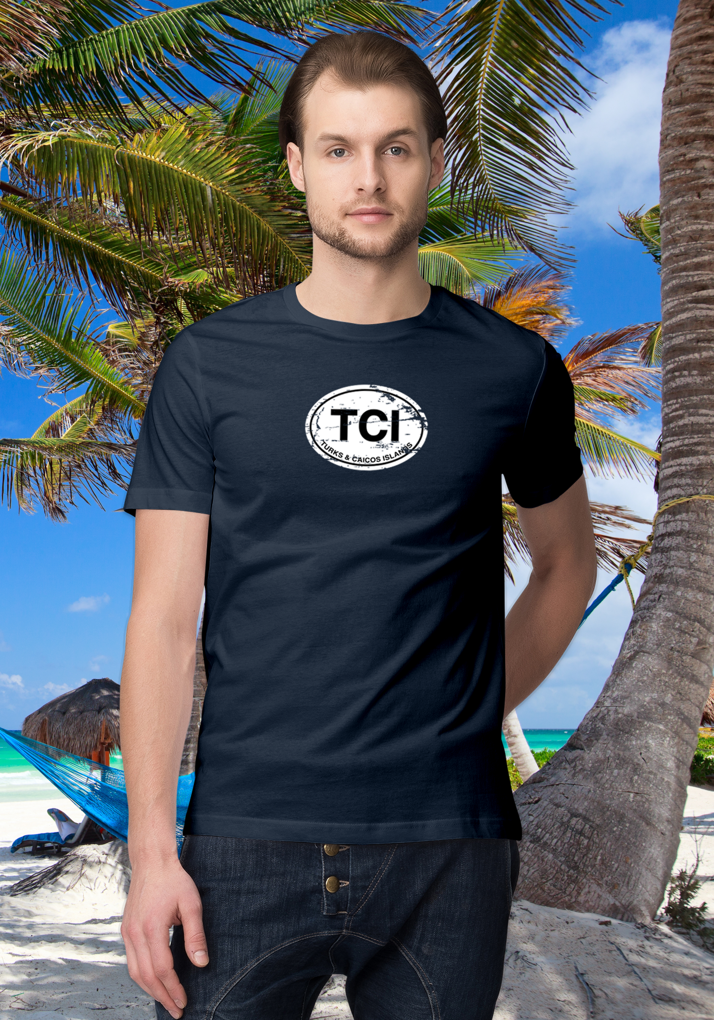Turks & Caicos Men's Classic T-Shirt Souvenirs - My Destination Location