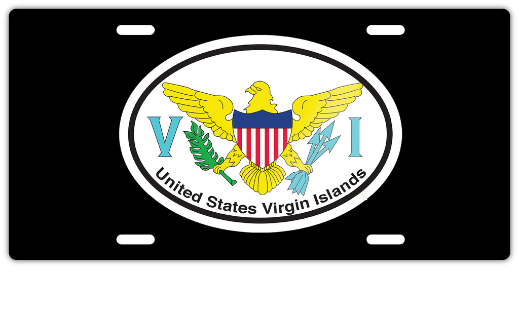 USVI - United States Virgin Islands License Plates - My Destination Location